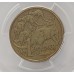 AUSTRALIA 2000 . ONE 1 DOLLAR COIN . ERROR . MULE . STRUCK ON TEN 10 CENTS